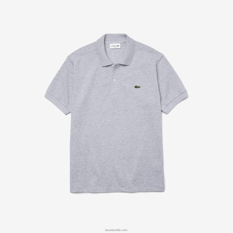 hombres Lacoste lomo gris cca polo jaspeado original l.12.12 N6XZ2127