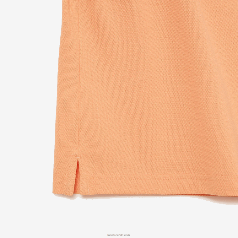 hombres Lacoste naranja claro heb polo original l.12.12 slim fit N6XZ2157