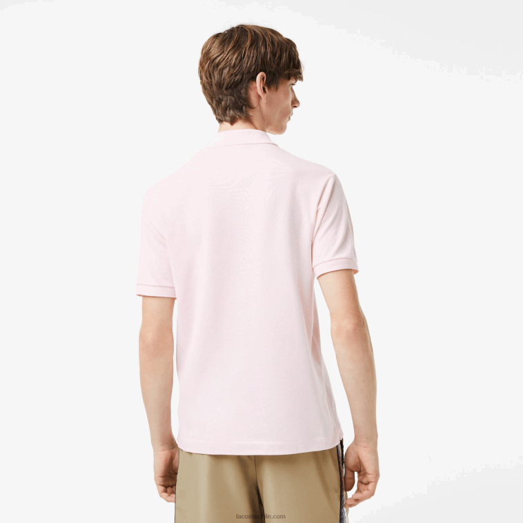 hombres Lacoste rosa claro t03 polo original l.12.12 N6XZ2703