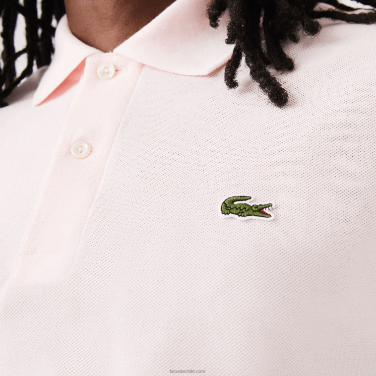 hombres Lacoste rosa claro t03 polo original l.12.12 N6XZ2703