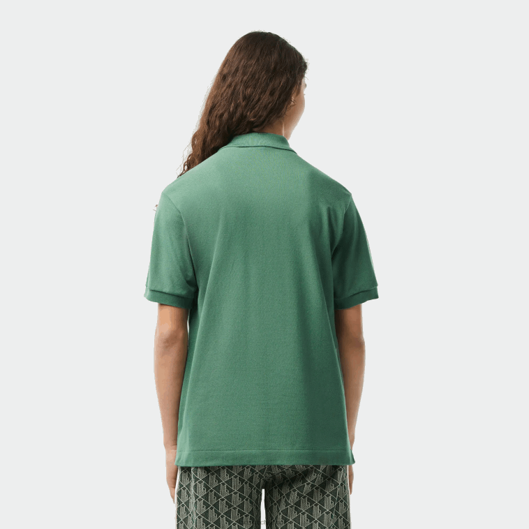 hombres Lacoste verde caqui kx5 polo original l.12.12 N6XZ258