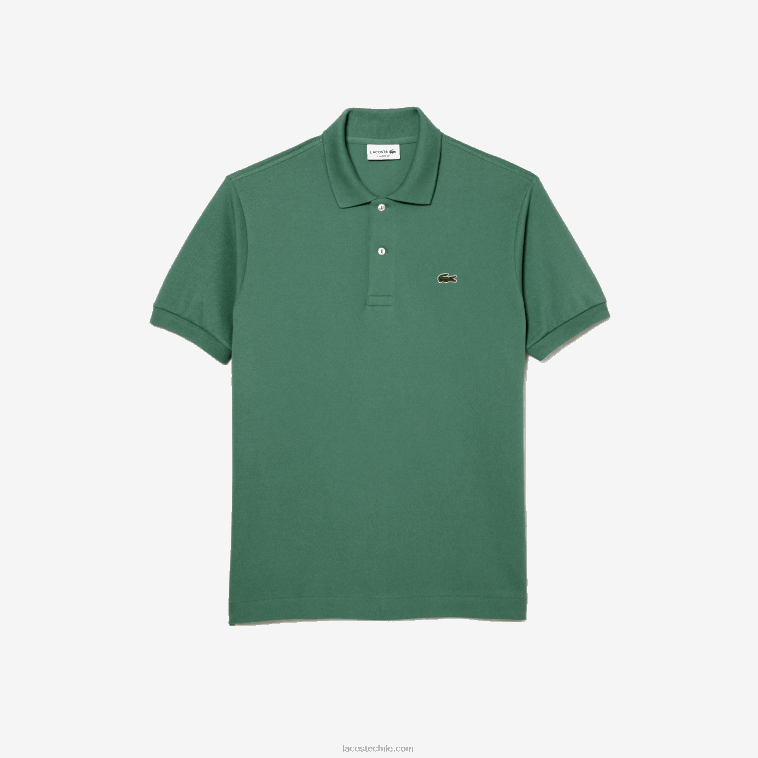 hombres Lacoste verde caqui kx5 polo original l.12.12 N6XZ258
