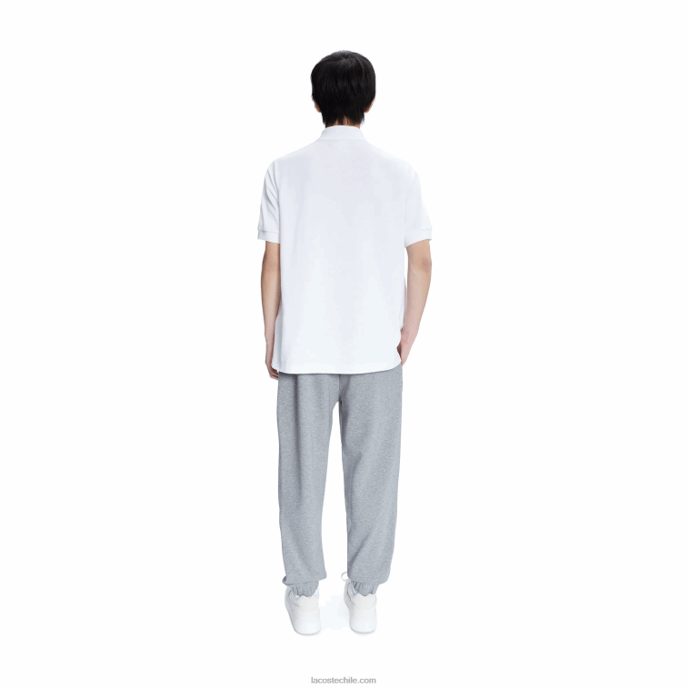 hombresblanco 001 lacoste x a.p.c. polo de petit piqué de algodón de corte holgado N6XZ2927