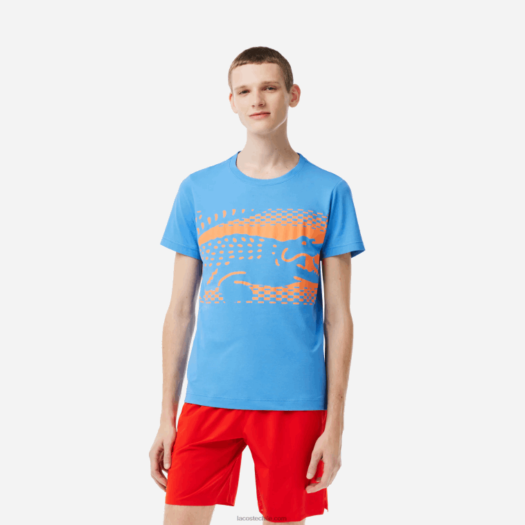 hombres Lacoste azul l99 camiseta tenis x novak djokovic N6XZ2152 hombres Lacoste azul l99 camiseta tenis x novak djokovic N6XZ2152