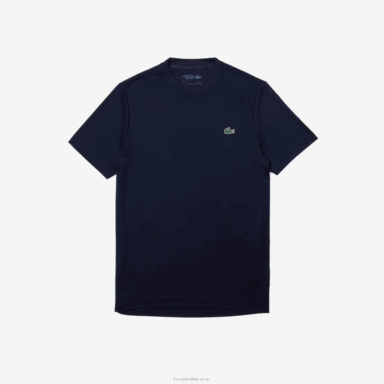 hombres Lacoste azul marino 166 camiseta sport piqué transpirable N6XZ2670