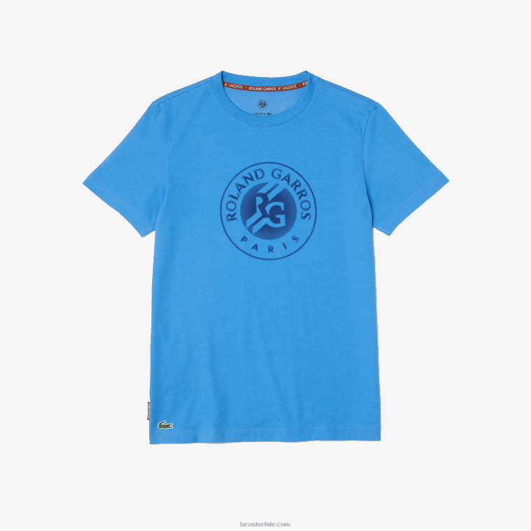 hombres Lacoste azul marino yd2 camiseta sport roland garros algodón orgánico N6XZ21601