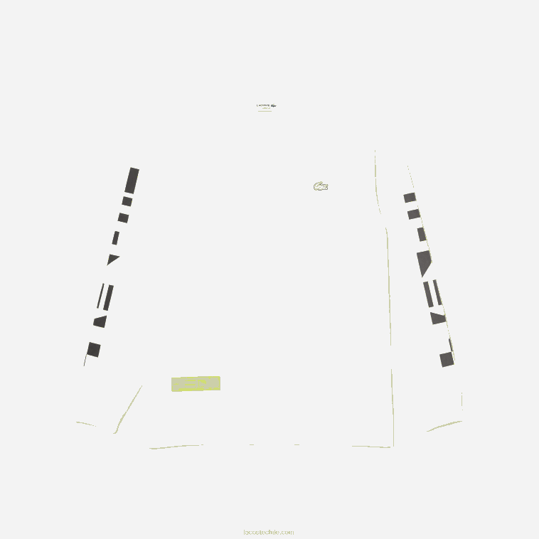 hombres Lacoste blanco 001 camiseta holgada con estampado N6XZ2796