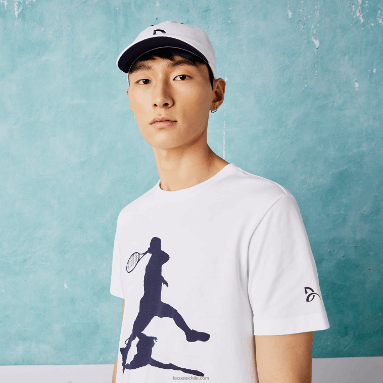 hombres Lacoste blanco 001 paquete sport x novak djokovic N6XZ21483