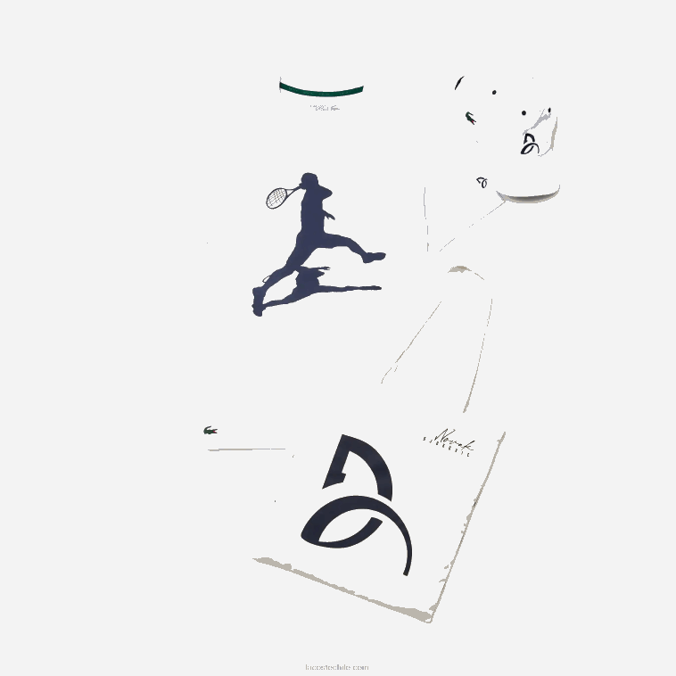 hombres Lacoste blanco 001 paquete sport x novak djokovic N6XZ21483