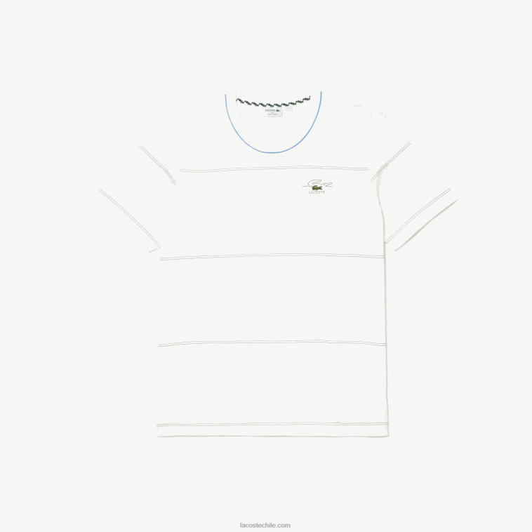 hombres Lacoste blanco 70v camiseta de ajuste relajado - tallas grandes - alta N6XZ2246