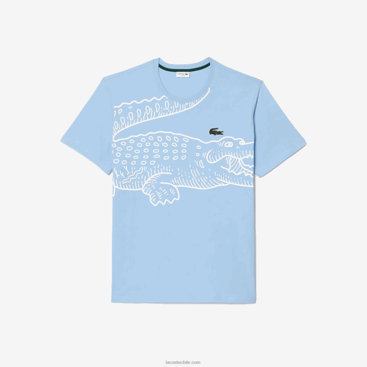 hombres Lacoste hbp azul camiseta de corte holgado de algodón - tallas grandes - alta N6XZ2135