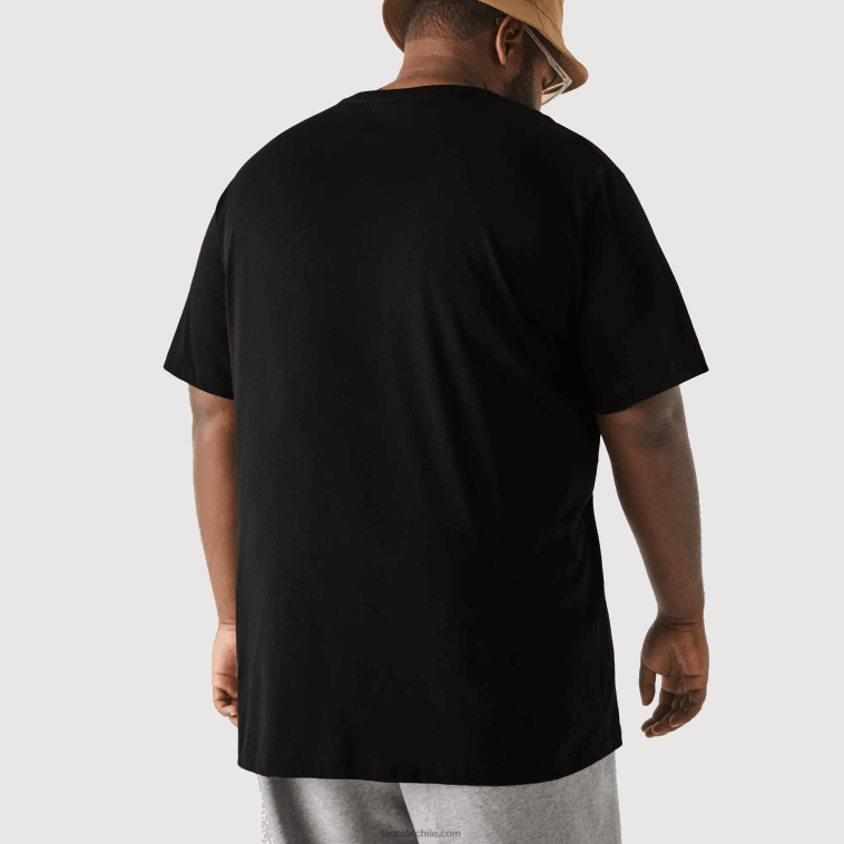hombres Lacoste negro 031 playera con cuello en V N6XZ2714