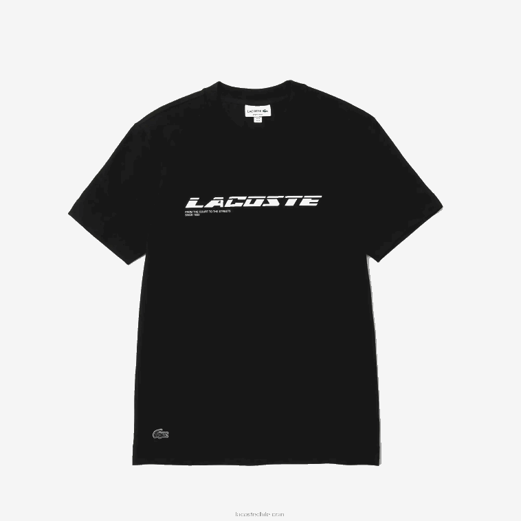 hombres Lacoste negro 031 playera de piqué regular fit con logo N6XZ2560