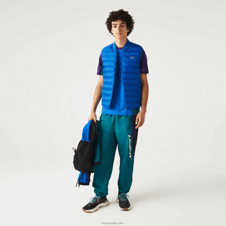 hombres Lacoste azul k1q chaleco acolchado repelente al agua N6XZ21251 hombres Lacoste azul k1q chaleco acolchado repelente al agua N6XZ21251