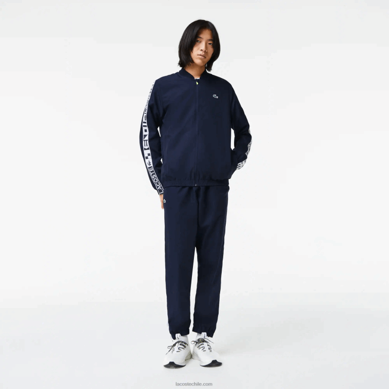 hombres Lacoste azul marino 423 chándal de tenis con estampado deportivo N6XZ21172 hombres Lacoste azul marino 423 chándal de tenis con estampado deportivo N6XZ21172