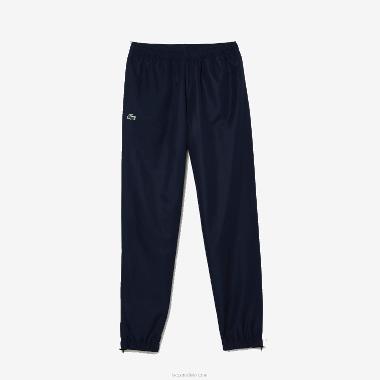 hombres Lacoste azul marino 423 chándal de tenis con estampado deportivo N6XZ21172