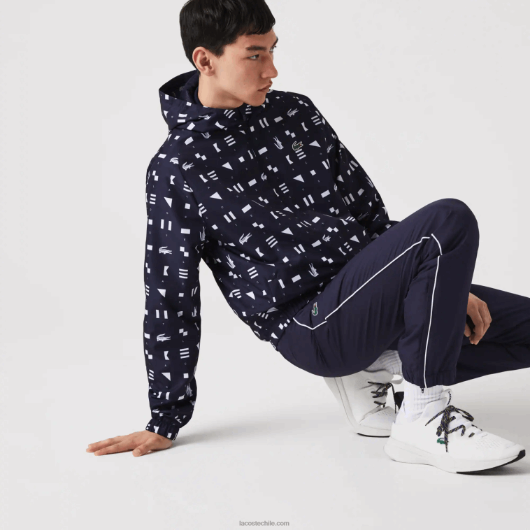 hombres Lacoste blanco azul marino r20 chándal deportivo de tenis N6XZ21194 hombres Lacoste blanco azul marino r20 chándal deportivo de tenis N6XZ21194