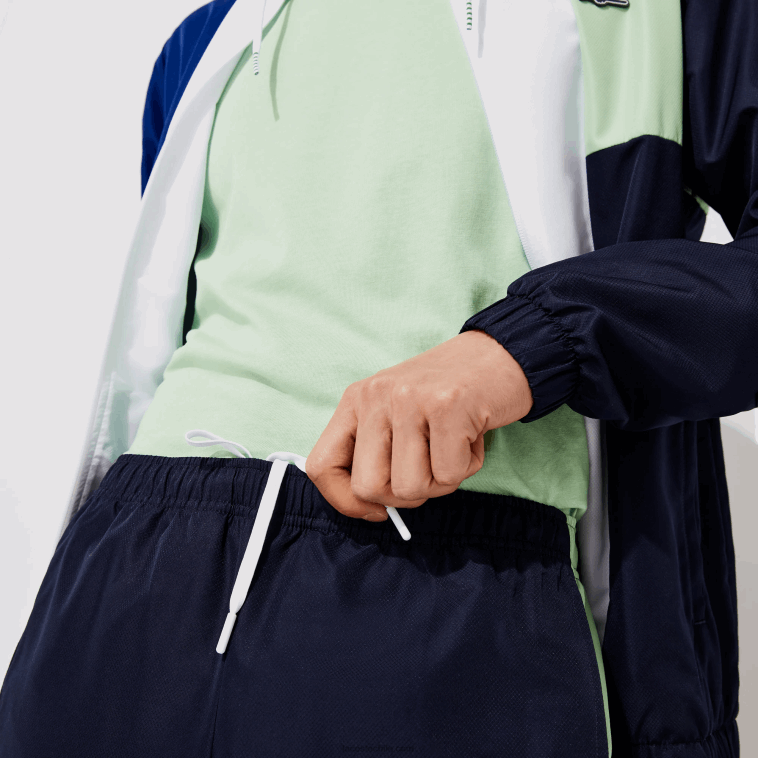 hombres Lacoste verde azul marino blanco cn1 chándal deportivo con bloques de color N6XZ21201