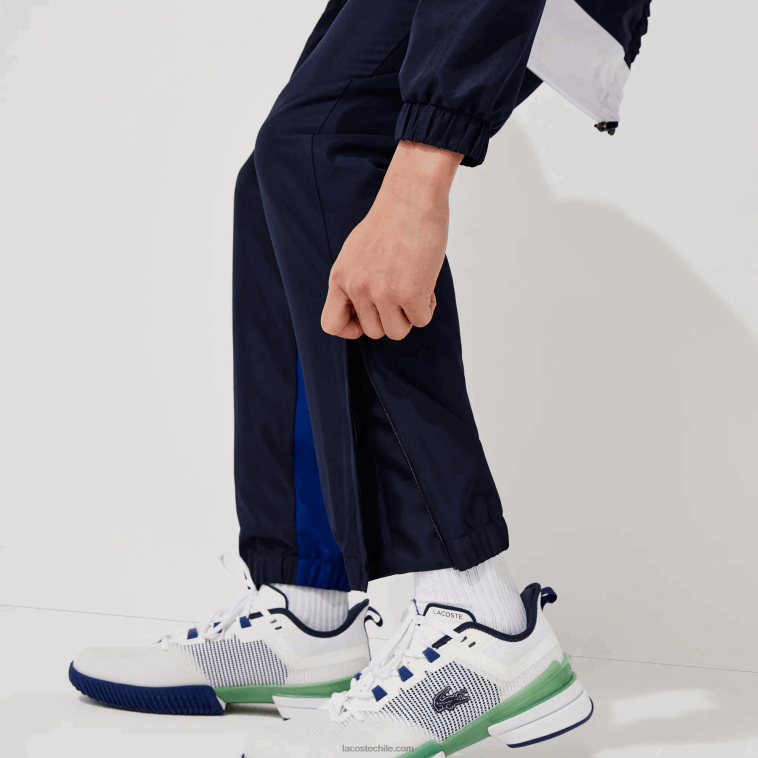 hombres Lacoste verde azul marino blanco cn1 chándal deportivo con bloques de color N6XZ21201
