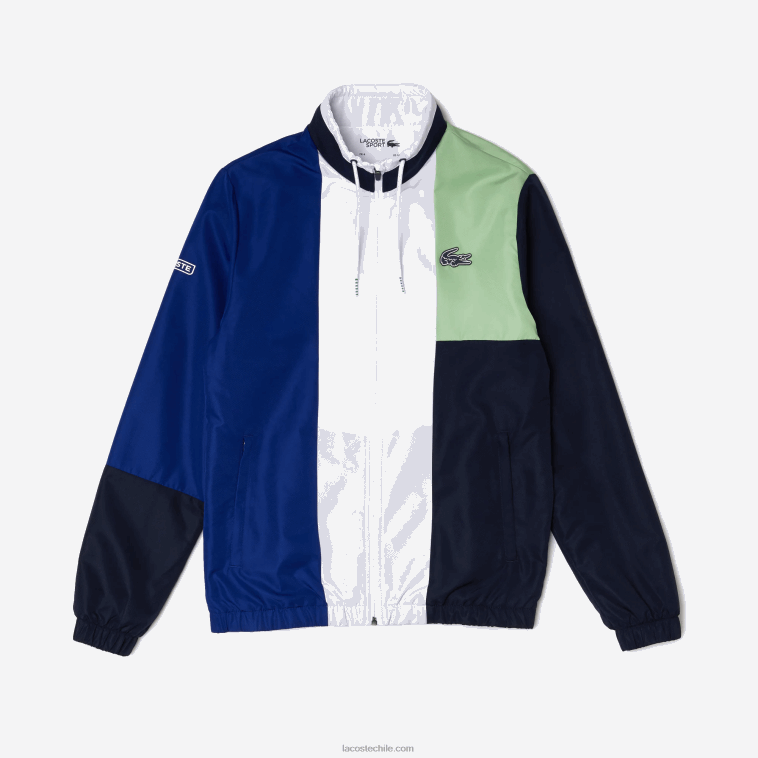 hombres Lacoste verde azul marino blanco cn1 chándal deportivo con bloques de color N6XZ21201