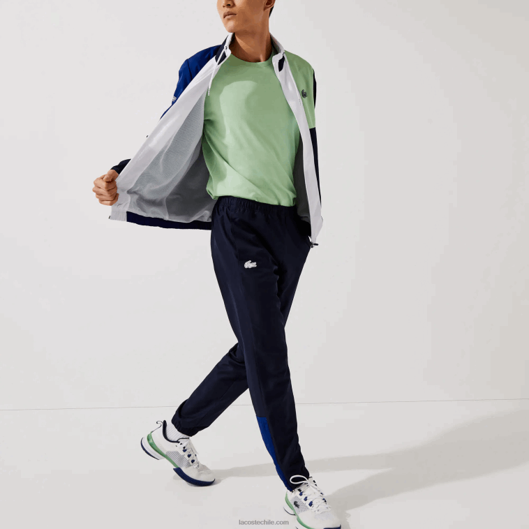 hombres Lacoste verde azul marino blanco cn1 chándal deportivo con bloques de color N6XZ21201