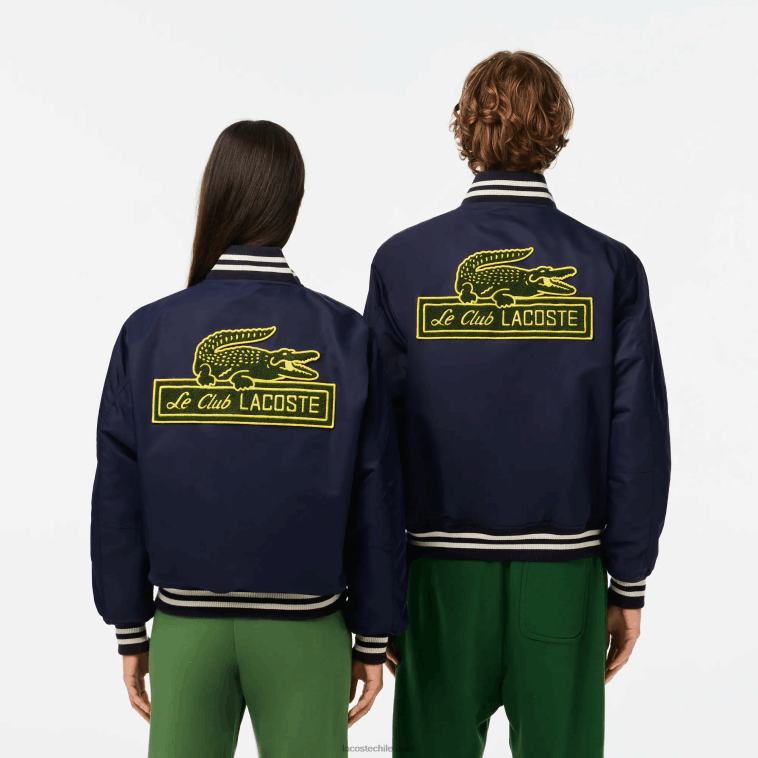 hombres Lacoste azul marino 166 chaqueta de peluche N6XZ2383