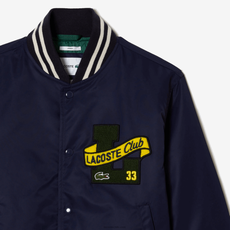 hombres Lacoste azul marino 166 chaqueta de peluche N6XZ2383