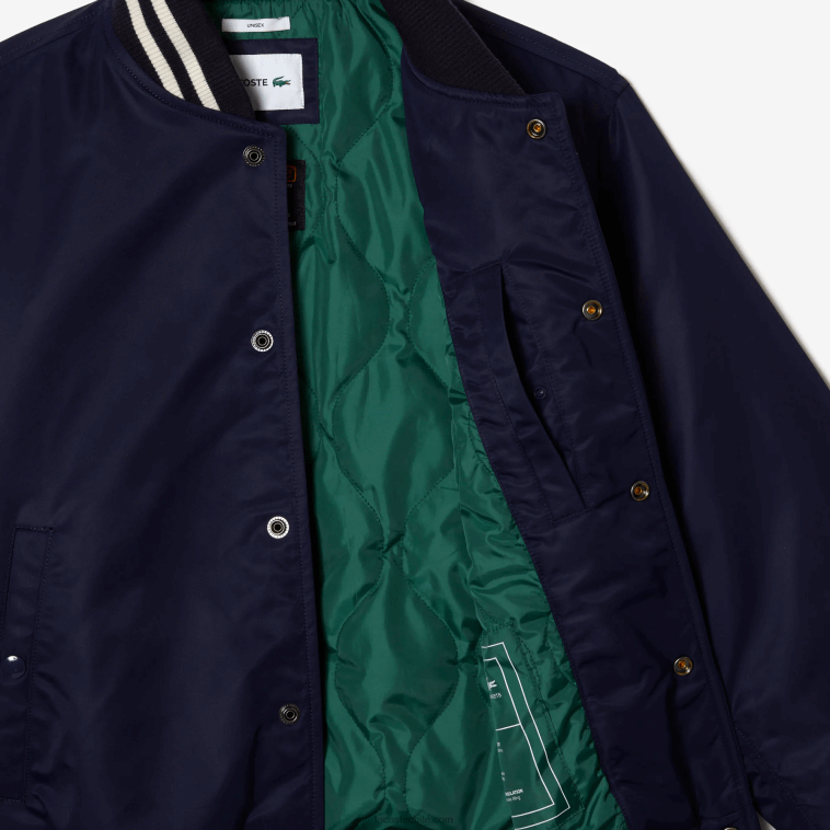 hombres Lacoste azul marino 166 chaqueta de peluche N6XZ2383
