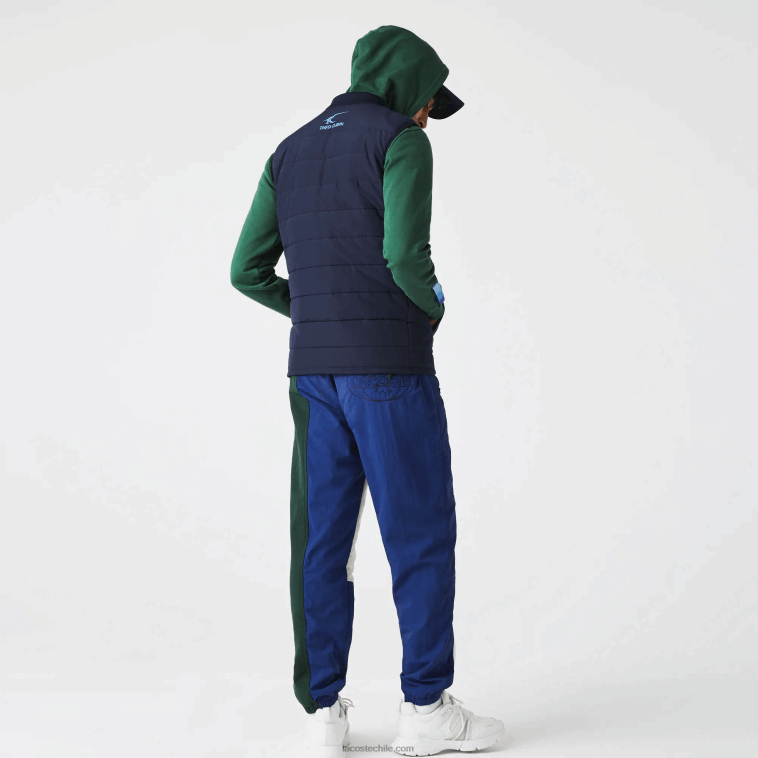 hombres Lacoste azul marino f65 chamarra chaleco sport x theo curin N6XZ21279