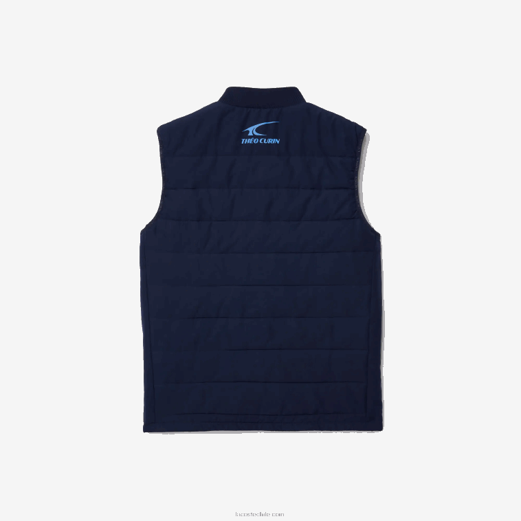hombres Lacoste azul marino f65 chamarra chaleco sport x theo curin N6XZ21279