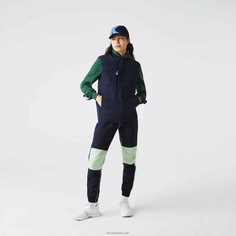 hombres Lacoste azul marino f65 chamarra chaleco sport x theo curin N6XZ21279