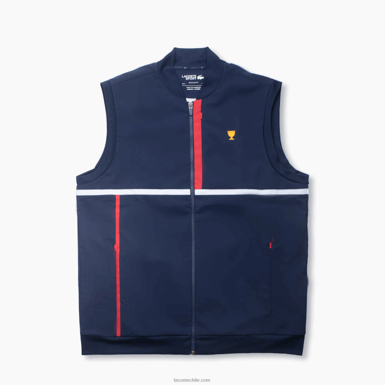 hombres Lacoste azul marino rojo blanco db3 chamarra deportiva con banda en contraste N6XZ21311 hombres Lacoste azul marino rojo blanco db3 chamarra deportiva con banda en contraste N6XZ21311