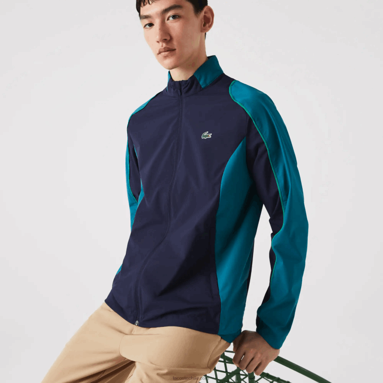 hombres Lacoste azul marino verde 6h2 chamarra de golf plegable deportiva N6XZ21277 hombres Lacoste azul marino verde 6h2 chamarra de golf plegable deportiva N6XZ21277