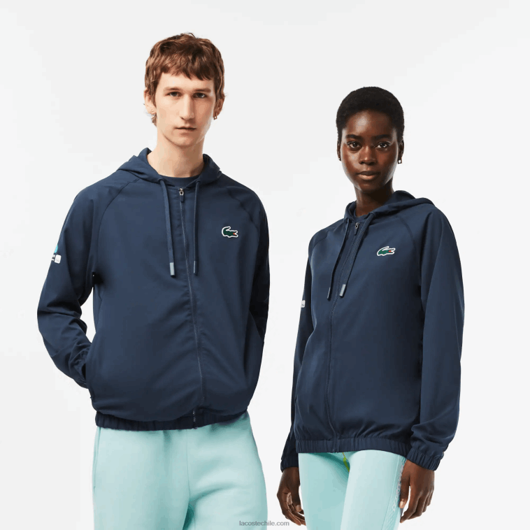 hombres Lacoste kxe azul chamarra sport miami edición abierta N6XZ2395