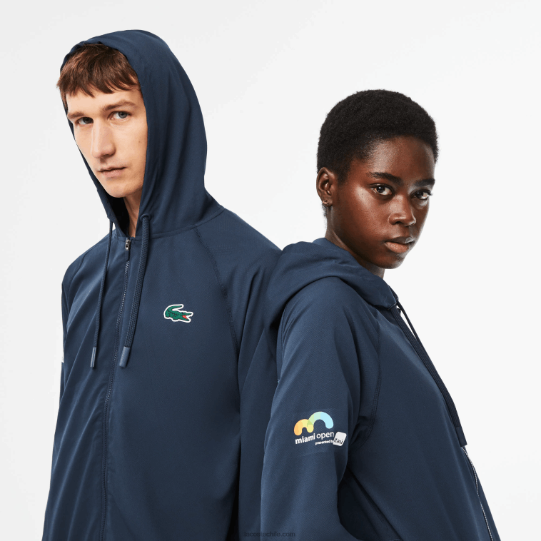 hombres Lacoste kxe azul chamarra sport miami edición abierta N6XZ2395