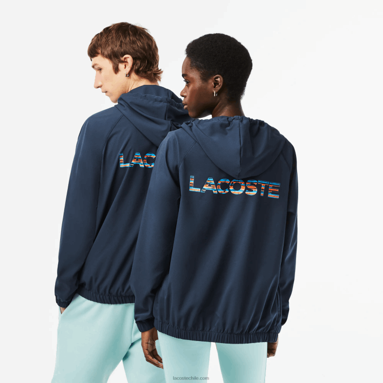 hombres Lacoste kxe azul chamarra sport miami edición abierta N6XZ2395