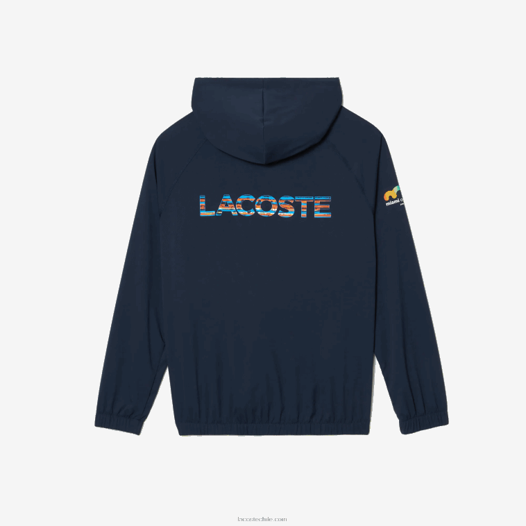hombres Lacoste kxe azul chamarra sport miami edición abierta N6XZ2395