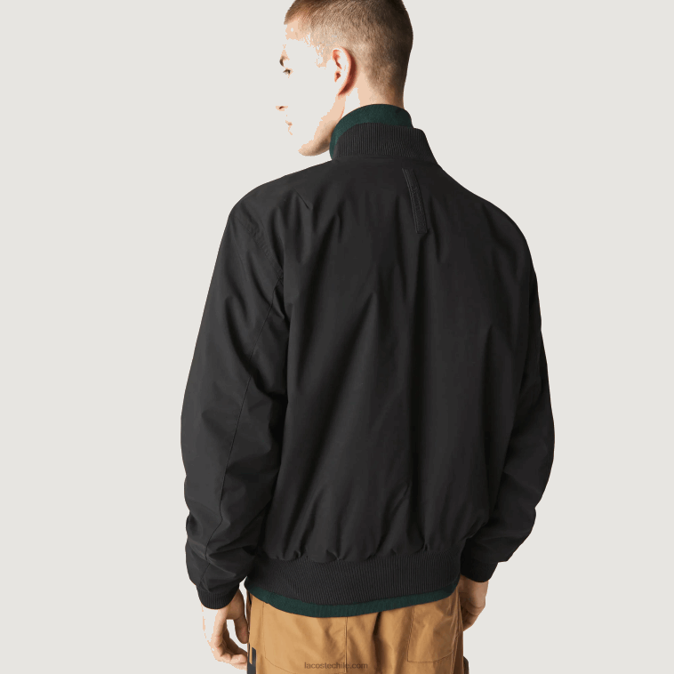 hombres Lacoste negro 031 chaqueta bomber acolchada con aislamiento N6XZ21242
