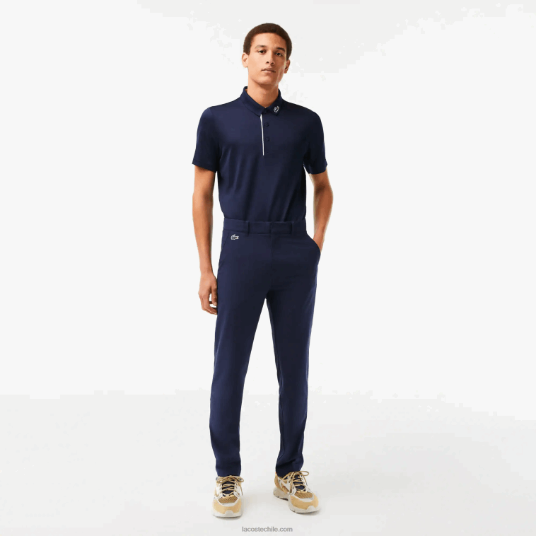 hombres Lacoste azul marino 166 pantalones chinos de golf elásticos deportivos N6XZ2422