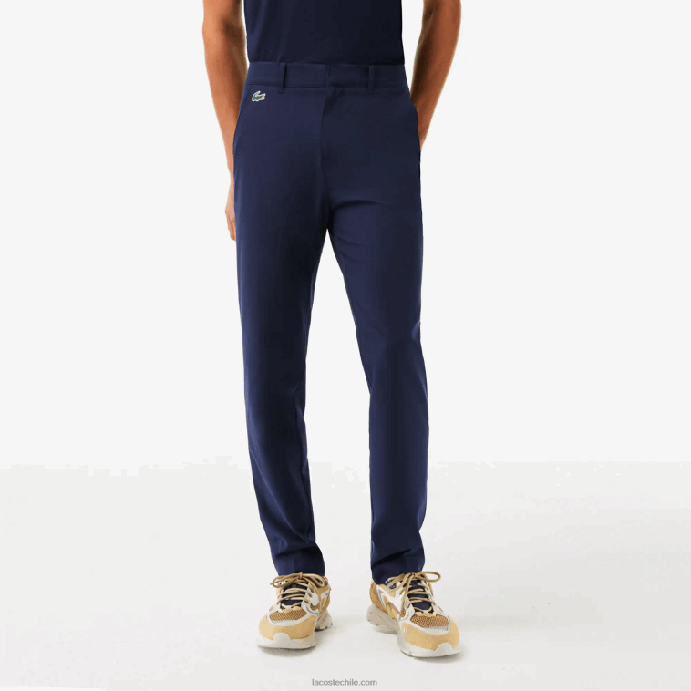 hombres Lacoste azul marino 166 pantalones chinos de golf elásticos deportivos N6XZ2422