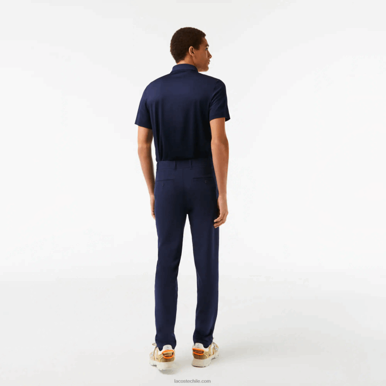 hombres Lacoste azul marino 166 pantalones chinos de golf elásticos deportivos N6XZ2422
