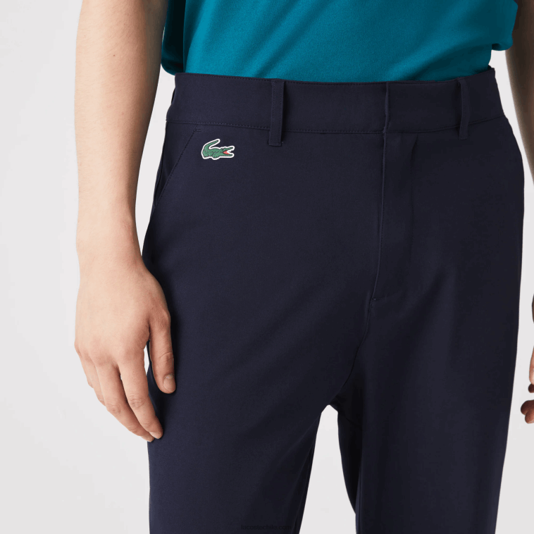 hombres Lacoste azul marino 166 pantalones chinos de golf elásticos deportivos N6XZ2422