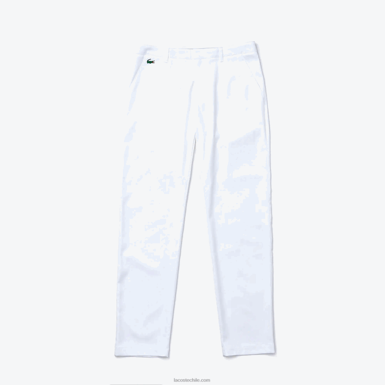 hombres Lacoste blanco 001 pantalones chinos deportivos elásticos de golf N6XZ21641