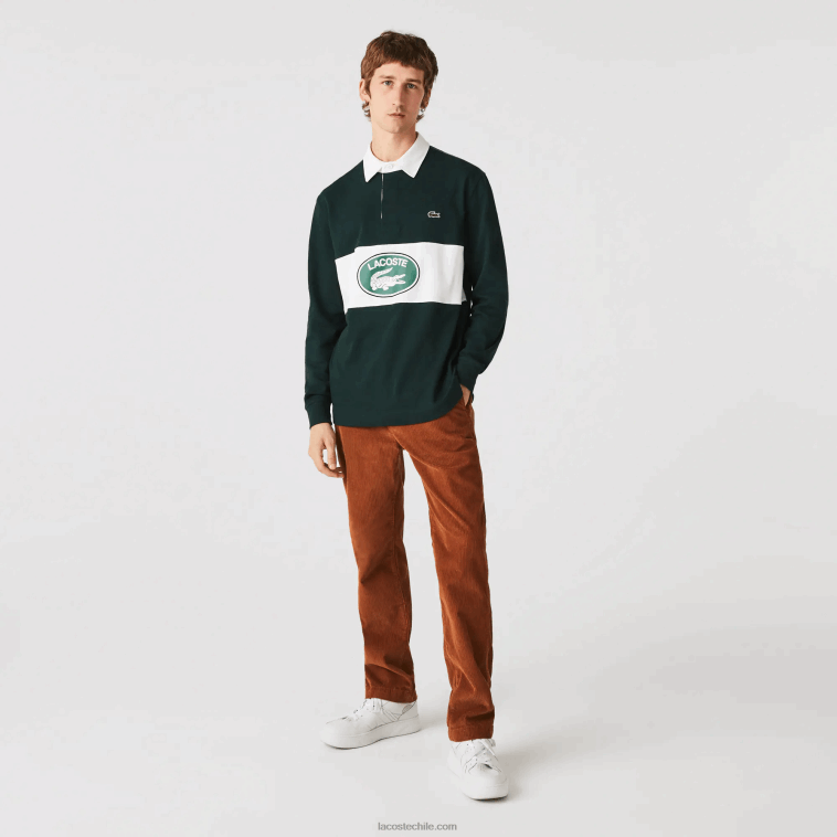 hombres Lacoste marrón 3pb chinos rectos de pana N6XZ21583 hombres Lacoste marrón 3pb chinos rectos de pana N6XZ21583