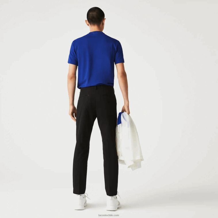hombres Lacoste negro 031 chinos slim fit ligeros resistentes al agua N6XZ21588