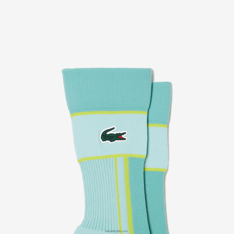 hombres Lacoste menta br8 calcetines deportivos N6XZ2515