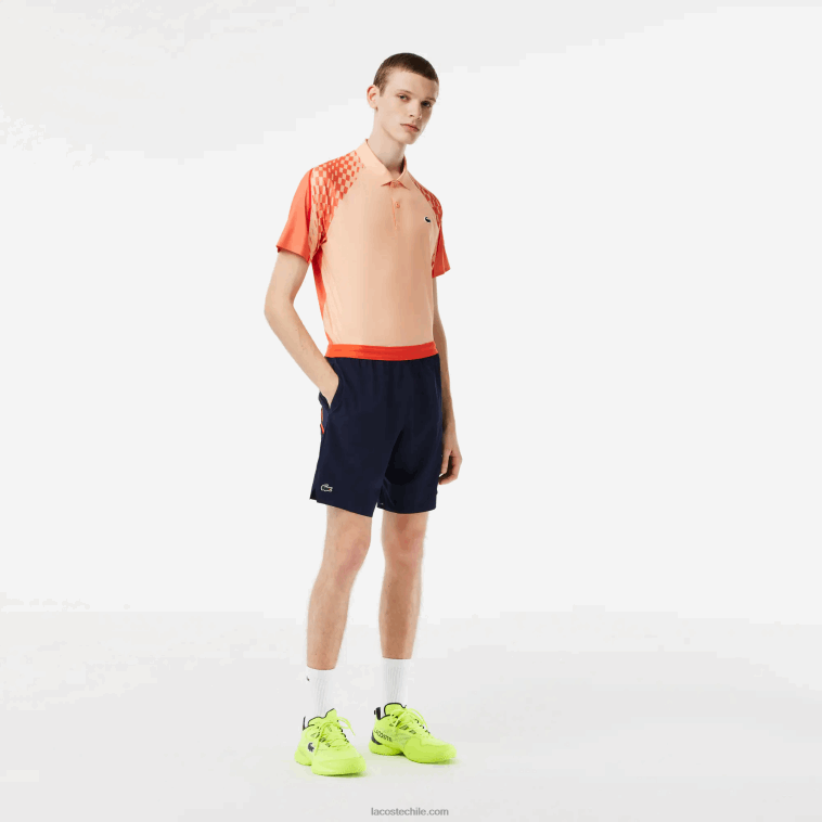 hombres Lacoste azul marino 166 pantalones cortos tenis x novak djokovic N6XZ2408 hombres Lacoste azul marino 166 pantalones cortos tenis x novak djokovic N6XZ2408