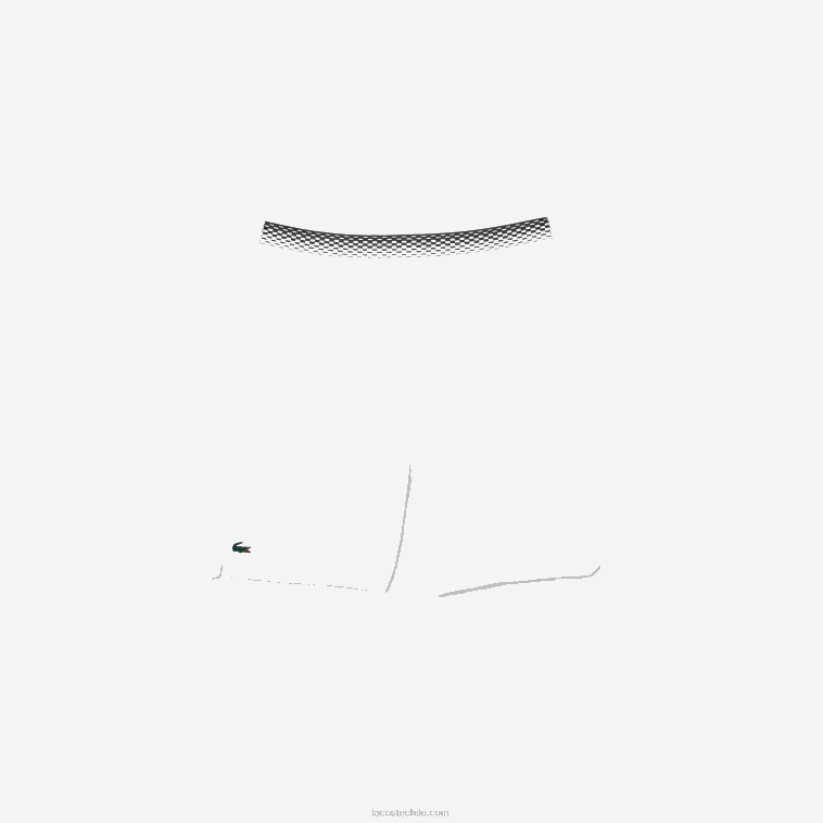 hombres Lacoste blanco 001 tenis x daniil medvedev pantalones cortos de malla N6XZ2428