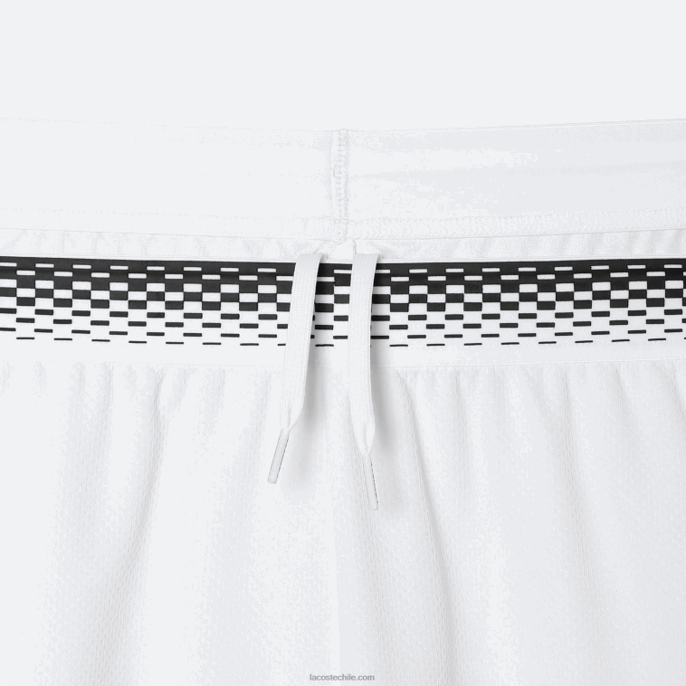 hombres Lacoste blanco 001 tenis x daniil medvedev pantalones cortos de malla N6XZ2428