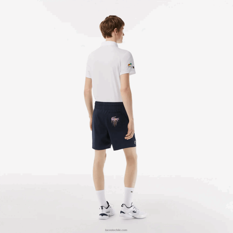 hombres Lacoste kxe azul shorts sport miami edición abierta N6XZ2472